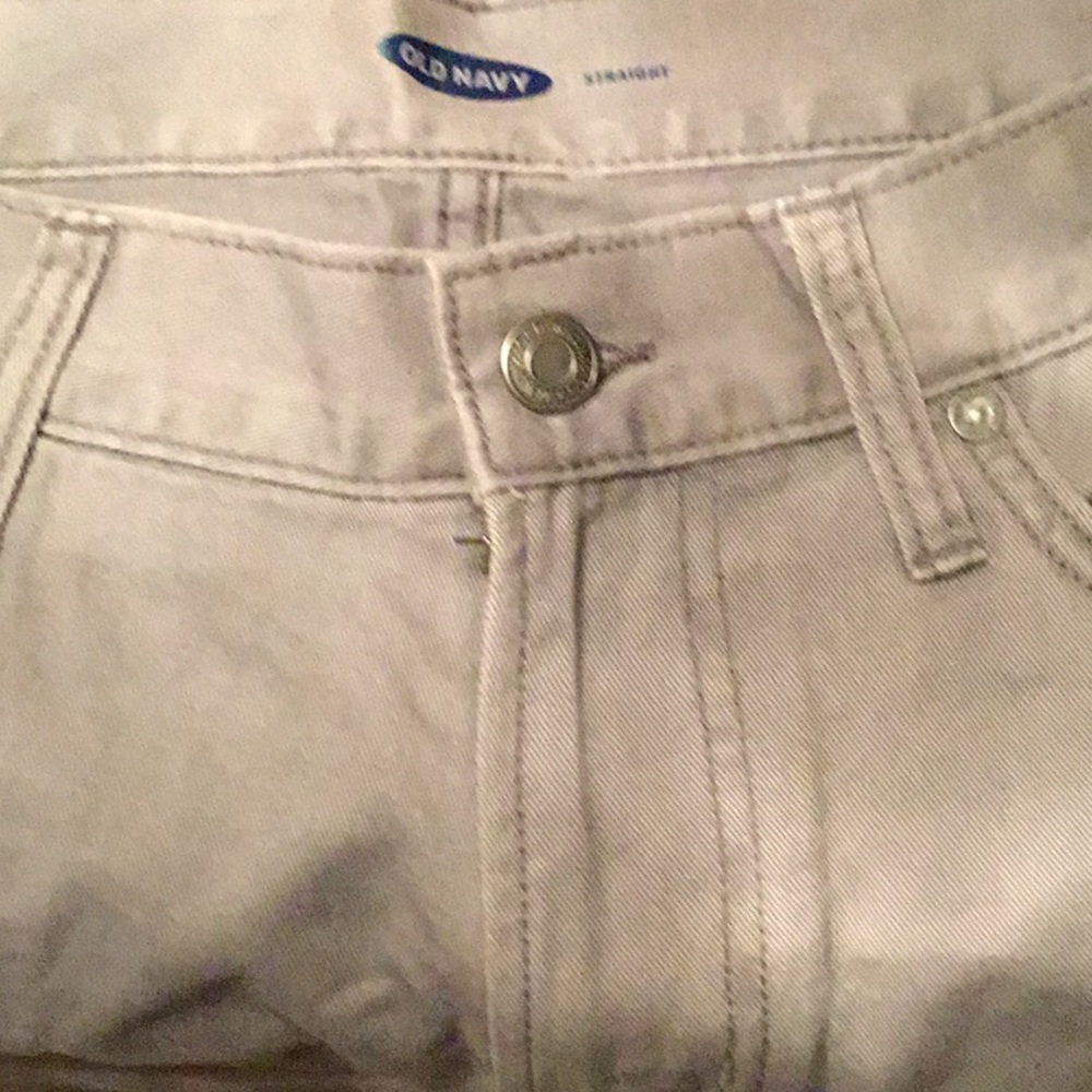 🆕 Old Navy / Lightweight / Straight Leg / Khaki / Jean Material / 32x30 / Style